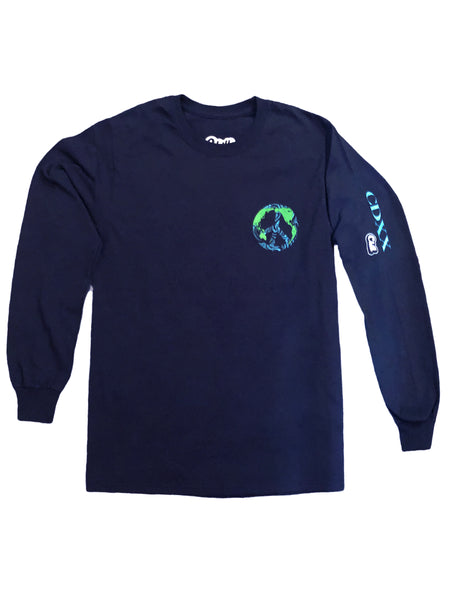 CHILL INHALE The Planet Long Sleeve Shirt