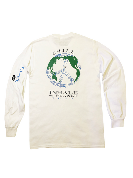 CHILL INHALE The Planet Long Sleeve Shirt