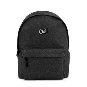 CHILL Logo Embroidered Backpack