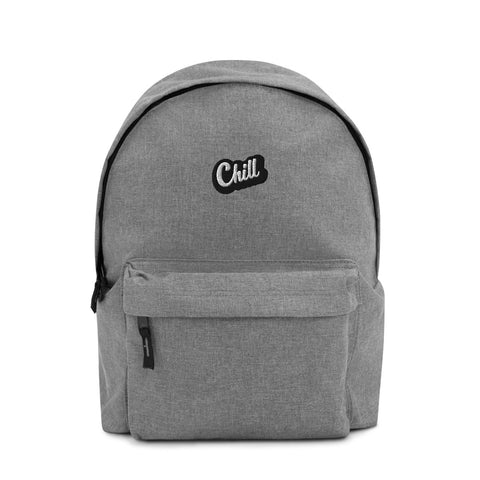 CHILL Logo Embroidered Backpack